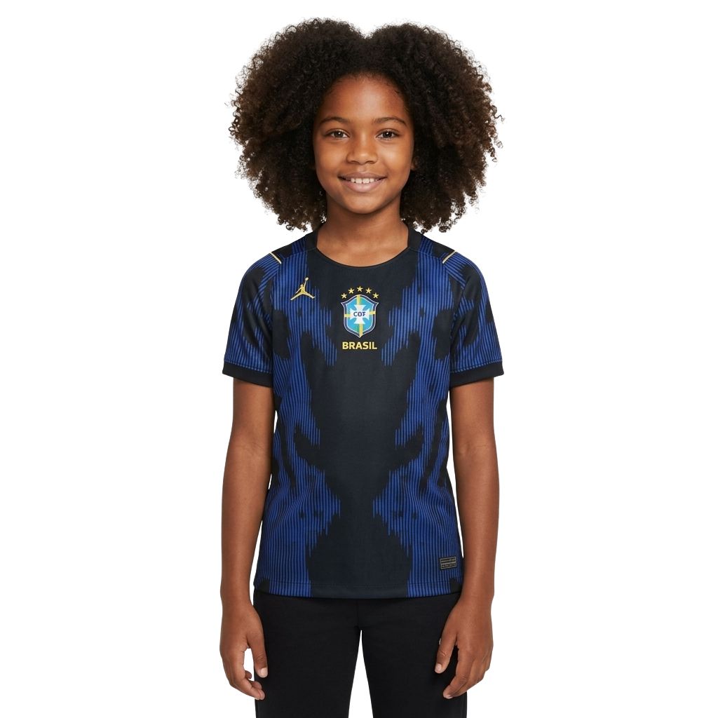 Camisa do Brasil II Torcedor Pro Nike Jordan Criança